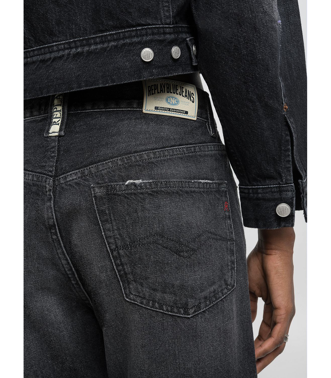 9Z1 ECO PLUS コンフォートストレートフィットデニム 詳細画像 オフブラック 7